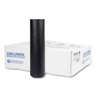 InteplastPitt High-Density Interleaved Commercial Can Liners, 60 gal, 16 microns, 43" x 48", Black, 200/Carton (S434816K)