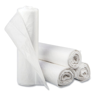 InteplastPitt High-Density Commercial Can Liners, 60 gal, 16 microns, 43" x 48", Natural, 200/Carton (IBSS434816N)