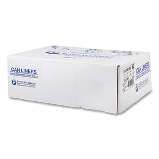 InteplastPitt High-Density Commercial Can Liners, 60 gal, 16 microns, 43" x 48", Natural, 200/Carton (IBSS434816N)
