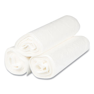 InteplastPitt High-Density Interleaved Commercial Can Liners, 56 gal, 22 microns, 43" x 48", Natural, 200/Carton (IBSS434822N)