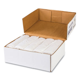 InteplastPitt High-Density Commercial Can Liners Value Pack, 30 gal, 11 microns, 30" x 36", Clear, 500/Carton (IBSVALH3037N13)