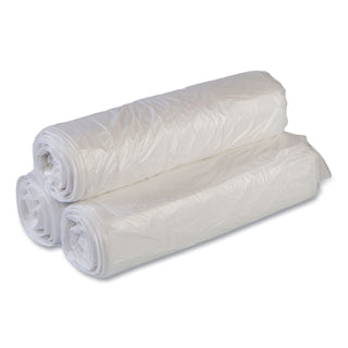 InteplastPitt High-Density Commercial Can Liners Value Pack, 30 gal, 11 microns, 30" x 36", Clear, 500/Carton (IBSVALH3037N13)