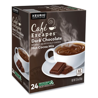 Café Escapes® Café Escapes Milk Chocolate Hot Cocoa K-Cups, 96/Carton (GMT6801CT)