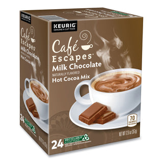 Café Escapes® Café Escapes Milk Chocolate Hot Cocoa K-Cups, 24/Box (GMT6801)