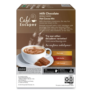 Café Escapes® Café Escapes Milk Chocolate Hot Cocoa K-Cups, 24/Box (GMT6801)