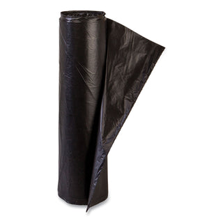 InteplastPitt Perforated High-Density Can Liners, 24 x 33, 16gal, 6mic, Black, 50/Roll (IBSEC243306K)