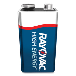Rayovac® High Energy Premium Alkaline 9V Batteries, 8/Pack (RAYA16048PPJ)
