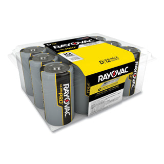 Rayovac® Ultra Pro Alkaline D Batteries, 12/Pack (RAYALD12F)