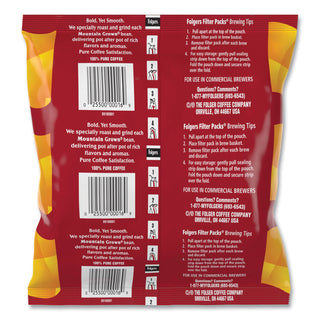 Folgers® Coffee Filter Packs, Black Silk, 1.4 oz Pack, 40Packs/Carton (FOL00016)