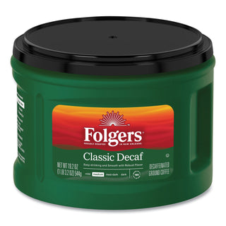 Folgers® Coffee, Classic Roast Decaffeinated, Ground, 22 3/5oz Can (FOL00374EA)