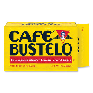 Cafe Bustelo® Coffee, Espresso, 10 oz Brick Pack, 24/Carton (FOL01720CT)