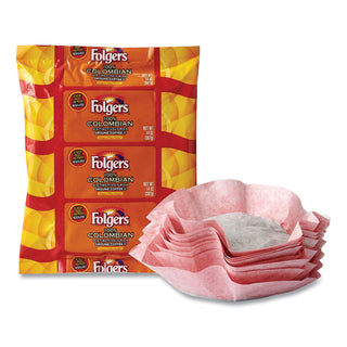 Folgers® Coffee Filter Packs, 100% Colombian, 1.4 oz Pack, 40/Carton (FOL10107)