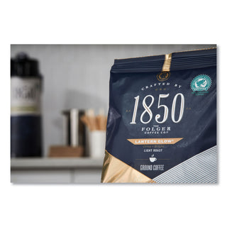 1850 Coffee Fraction Packs, Lantern Glow, Light Roast, 2.5 oz Pack, 24 Packs/Carton (FOL21510)