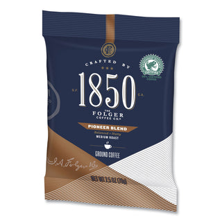 1850 Coffee Fraction Packs, Pioneer Blend, Medium Roast, 2.5 oz Pack, 24 Packs/Carton (FOL21511)