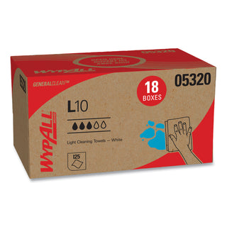 WypAll® L10 Cleaning Wipes, White, Case of 18 (KCC05320)