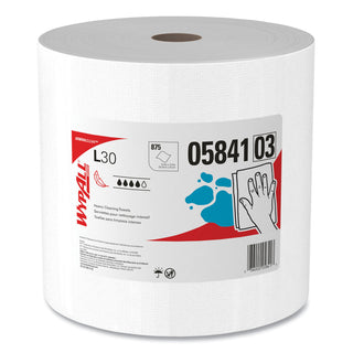 WypAll® L30 Towels, 12.4 x 12.2, White, 875/Roll (05841KIM)