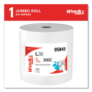 WypAll® L30 Towels, 12.4 x 12.2, White, 875/Roll (05841KIM)