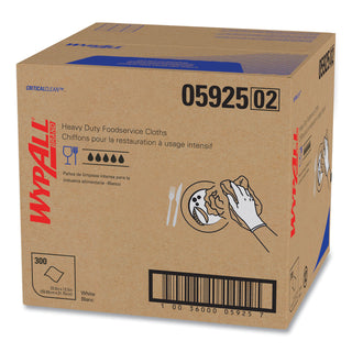 WypAll® X70 Wipers, Kimfresh Antimicrobial, 12.5 x 23.5, Unscented, White, 300/Carton (05925KIM)
