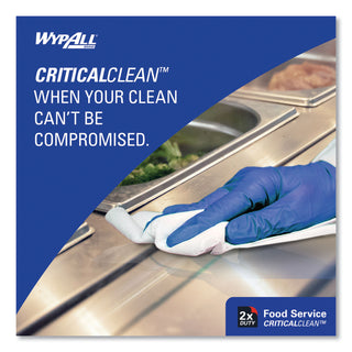 WypAll® X70 Wipers, Kimfresh Antimicrobial, 12.5 x 23.5, Unscented, White, 300/Carton (05925KIM)