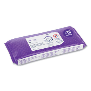 Kimtech™ W4 PreSat Alcohol Wipers, 70% IPA, 1-Ply, 9 x 11, White, 40/Pack, 10 Packs/Carton (KCC06070) (KCC06070)