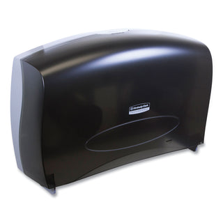 Kimberly-Clark Professional Cored JRT Jumbo Combo Tissue Dispenser, 20.4 x 5.8 x 13.1, Smoke/Gray (KIM09551)