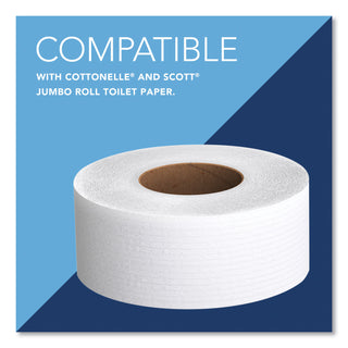 Kimberly-Clark Professional Cored JRT Jumbo Combo Tissue Dispenser, 20.4 x 5.8 x 13.1, Smoke/Gray (KIM09551)