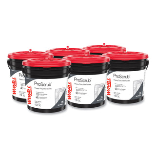 WypAll® Waterless Hand Wipes, Cloth, 9 x 12, 75/Bucket, 6 Buckets/Carton (KIM91371CT)