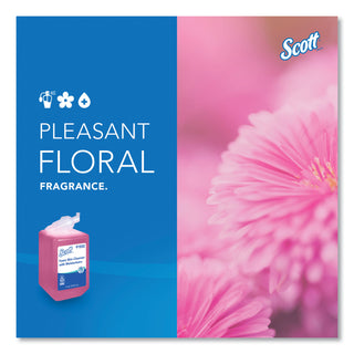 Scott® Pro Foam Skin Cleanser with Moisturizers, Light Floral, 1,000 mL Bottle, 6/Carton (KCC91552)