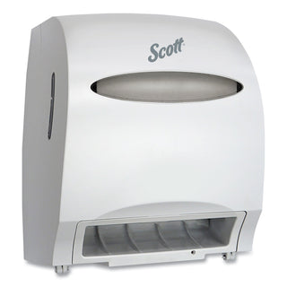 Scott® Essential Electronic Hard Roll Towel Dispenser, 12.7 x 9.57 x 15.76, White (KCC48858)