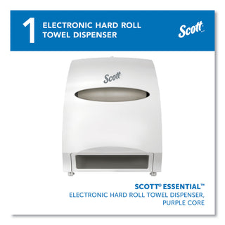Scott® Essential Electronic Hard Roll Towel Dispenser, 12.7 x 9.57 x 15.76, White (KCC48858)