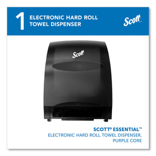 Scott® Essential Electronic Hard Roll Towel Dispenser, 12.7 x 9.57 x 15.76, Black (KCC48860)