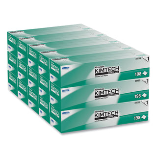 Kimtech™ Kimwipes Delicate Task Wipers, 1-Ply, 11.8 x 11.8, Unscented, White, 198/Box, 15 Boxes/Carton (34133KIM)