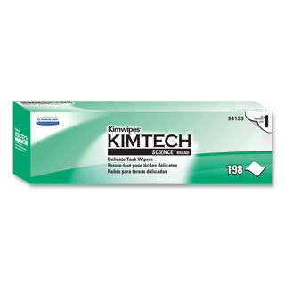 Kimtech™ Kimwipes Delicate Task Wipers, 1-Ply, 11.8 x 11.8, Unscented, White, 198/Box, 15 Boxes/Carton (34133KIM)