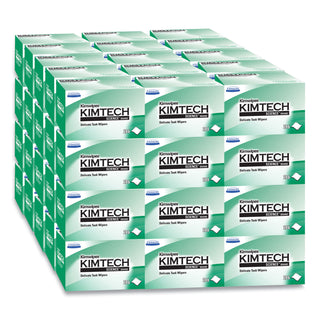 Kimtech™ Kimwipes, Delicate Task Wipers, 1-Ply, 4.4 x 8.4, Unscented, White, 286/Box, 60 Boxes/Carton (34155KIM)
