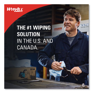 WypAll® Power Clean X80 Heavy Duty Cloths, Jumbo Roll, 12.4 x 12.2, White, 475/Roll (41025KIM)