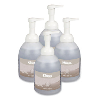 Kleenex® Alcohol-Free Foam Hand Sanitizer, 18 oz Pump Bottle, Fragrance-Free, 4/Carton (KCC45827CT)