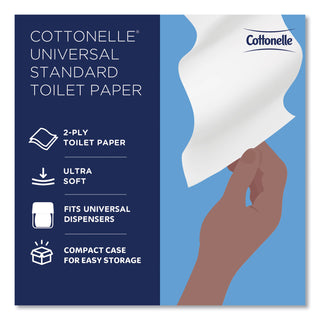 Cottonelle® 2-Ply Bathroom Tissue, Septic Safe, White, 451 Sheets/Roll, 20 Rolls/Carton (KIM13135)