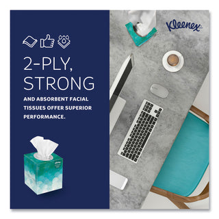 Kleenex® Boutique White Facial Tissue for Business, Pop-Up Box, 2-Ply, 95 Sheets/Box, 6 Boxes/Pack (KIM21271)