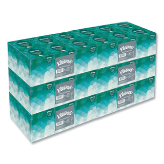 Kleenex® Boutique White Facial Tissue for Business, Pop-Up Box, 2-Ply, 95 Sheets/Box, 6 Boxes/Pack, 6 Packs/Carton (KCC21271)