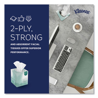 Kleenex® Naturals Facial Tissue, 2-Ply, White, 90 Sheets/Box (KIM21272-EA)