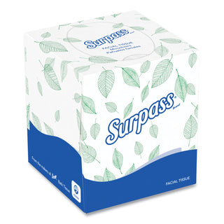 Surpass® Facial Tissue for Business, 2-Ply, White, Pop-Up Box, 90/Box, 36 Boxes/Carton (KCC21320)