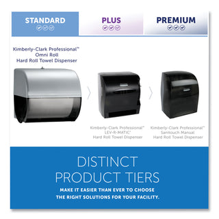 Kimberly-Clark Professional Omni Roll Towel Dispenser, 10.5 x 10 x 10, Smoke/Gray (KCC09746)