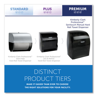 Kimberly-Clark Professional In-Sight Sanitouch Hard Roll Towel Dispensers, , Plastic, Smoke (KIM09990)