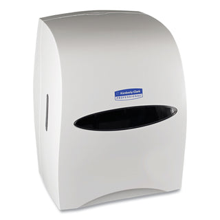 Kimberly-Clark Professional Sanitouch Hard Roll Towel Dispenser, 12.63 x 10.2 x 16.13, White (KCC09991)