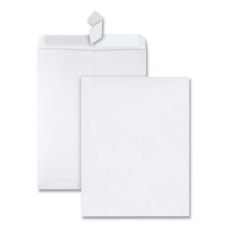 Quality Park™ Redi-Strip Catalog Envelope, #13 1/2, Cheese Blade Flap, Redi-Strip Closure, 10 x 13, White, 100/Box (QUA44782)