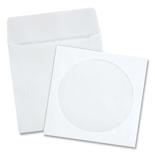 Quality Park™ CD/DVD Sleeves, 100/Box (QUA62903)