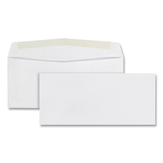 Quality Park™ Business Envelope, #10, Commercial Flap, Gummed Closure, 4.13 x 9.5, White, 500/Box (QUA90020)