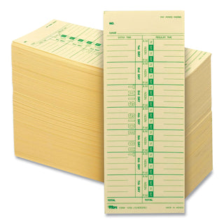 TOPS™ Time Clock Cards, Replacement for 10-800292, One Side, 3.5 x 9, 500/Box (TOP1256)