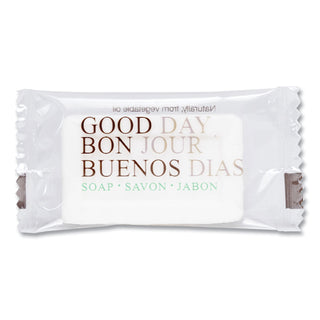Good Day™ Amenity Bar Soap, Pleasant Scent, # 1/2, 1,000/Carton (GTP390050)