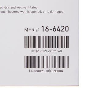 McKesson Sterilization Pouch Ethylene Oxide (EO) Gas / Steam 3-1/2 X 5 Inch Transparent Blue / White Self Seal Paper / Film (960942_BX)